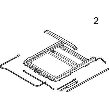 Kia 81610R0100 FRAME ASSY-SUNROOF