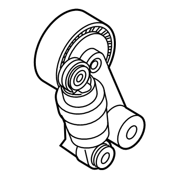 Kia 252813C100 Tensioner Assembly-Pulley