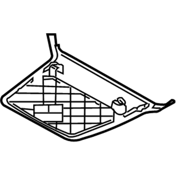 BMW 51-44-7-899-014 Covering Headlining Rear