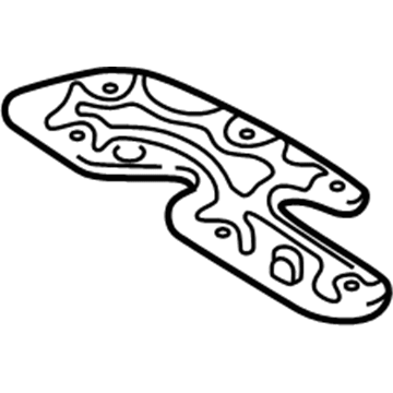 Lexus 12121-50071 Plate, Oil Pan Baffle, NO.1