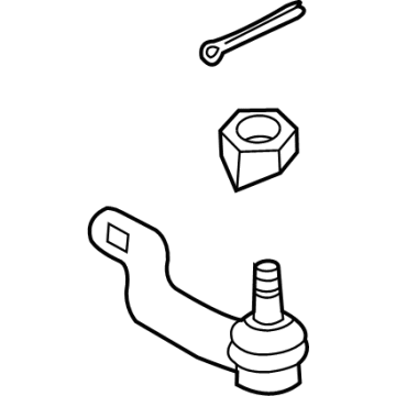 Toyota 45460-09360 END SET, ROD TIE