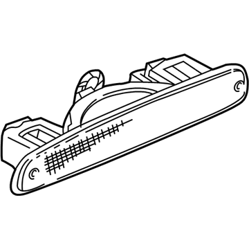 Mopar 55056203AH Lamp-Center High Mounted Stop