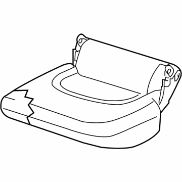Nissan 88350-9BU0C CUSHION REAR SEAT LH