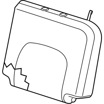Nissan 88650-9BU0C BACK ASSY-REAR SEAT, LH