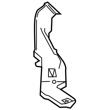 Lexus 87213-48060 Duct, Air, Rear LH