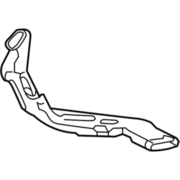 Lexus 87212-48060 Duct, Air, Rear RH