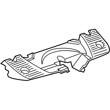 GM 10346636 Upper Baffle