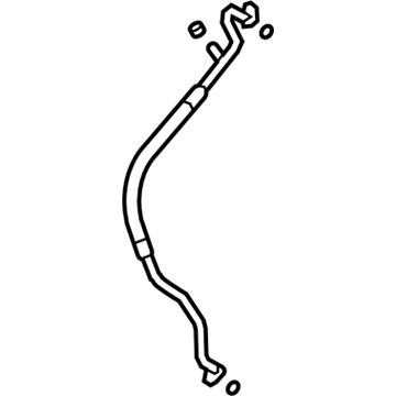 Nissan 92480-1AA0A Hose-Flexible, Low