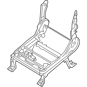 Nissan 87400-ZT20A ADJUSTER Assembly Front Seat, RH