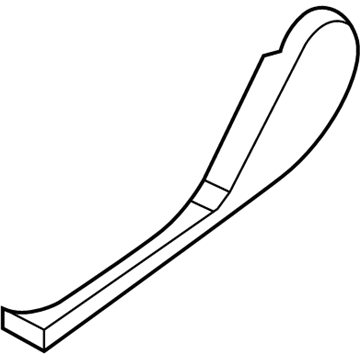 Nissan 87307-ZQ00A Cover-Seat Slide Inner, LH