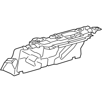 Lexus 64195-33040 INSULATOR, Room Part