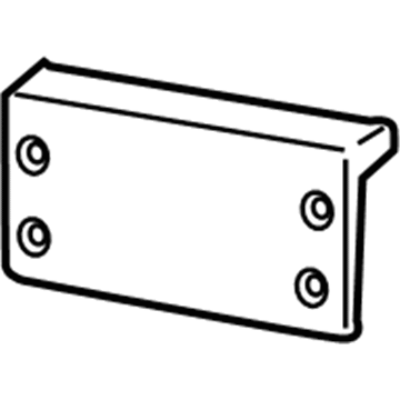 Mopar 5ZZ55JXWAA Bracket-License Plate