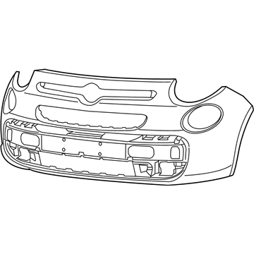 Mopar 68324608AA Fascia-Front