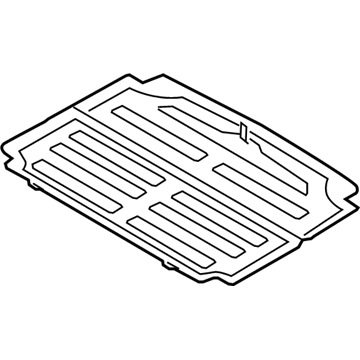 Hyundai 85710-2L500-9K Cover Assembly-Luggage Tray, Center