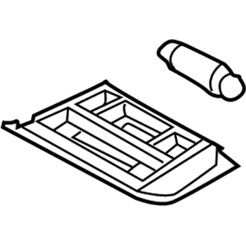 BMW 61-31-9-201-641 Interior Reading Light, Rear Centre
