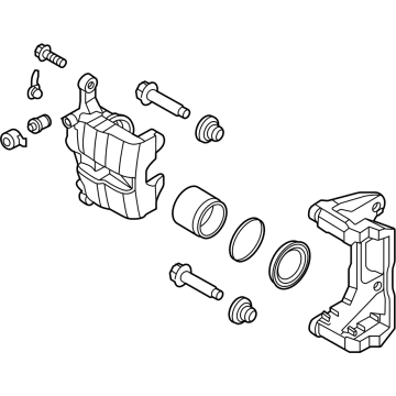 Hyundai 58180-GIA00 CALIPER KIT-BRAKE, LH