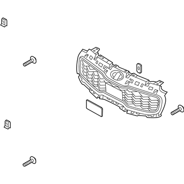 Kia 86350D9510 Radiator Grille Assembly
