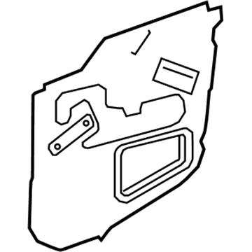 Toyota 67831-06130 Water Shield