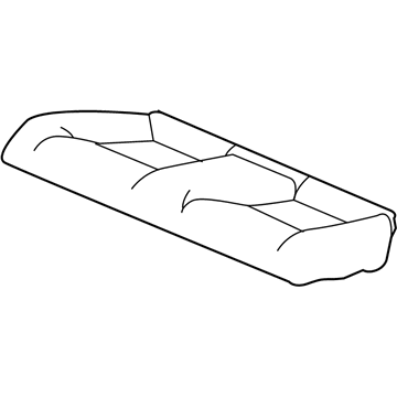 Honda 82131-TBG-A22ZA Cover, Rear Seat Cushion Trim (Cashmere Ivory)