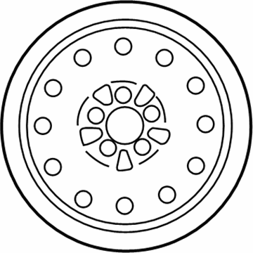 Ford 3W3Z-1007-EA Wheel, Spare