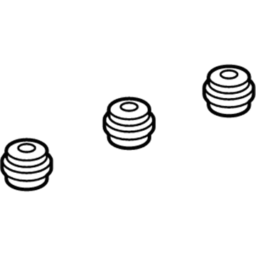 Honda 57101-SJK-000 Rubber, Mount