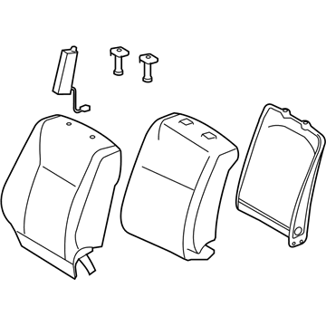 Lexus 71440-50L91-B0 Back Assembly FR Seat