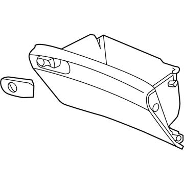 Honda 77510-T2F-A01ZA Glove Box Assembly (Cashmere Ivory)