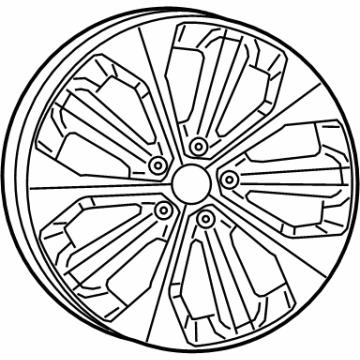 Mopar 6BG74MA7AA Aluminum Wheel