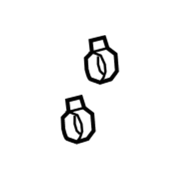 Honda 19512-5A2-A01 Clip, Water Hose