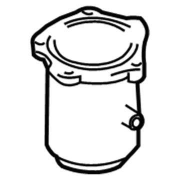 Hyundai 28530-39930 Catalyst Case Assembly, Right
