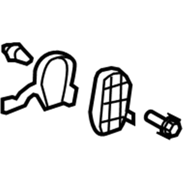 Lexus 71862-33150-A0 Shield, Front Seat Cushion, Inner LH