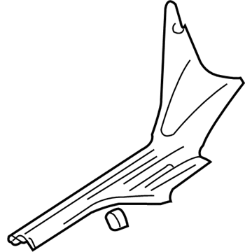 Hyundai 85875-3L100-J9 Trim Assembly-Rear Door Scuff LH