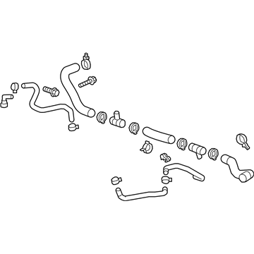 GM 84134907 Lower Hose