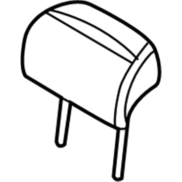 BMW 52-20-7-074-567 Headrest Leather