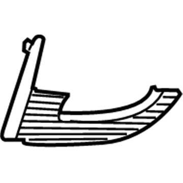 Lexus 52566-76020 RETAINER, Rear Bumper