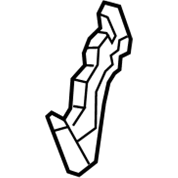 Lexus 52575-76010 RETAINER, Rear Bumper