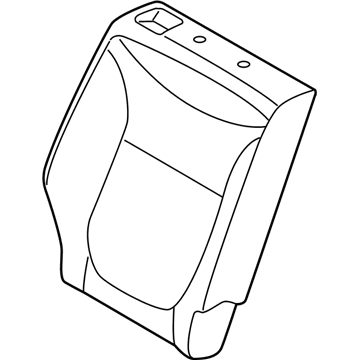 Kia 89460B2010KE4 Rear Seat Back Covering, Right