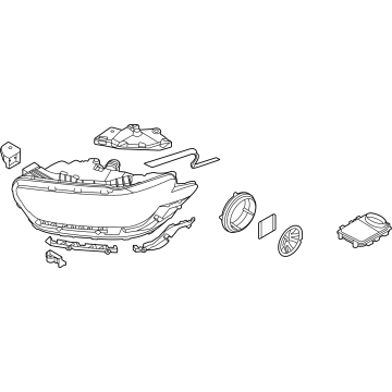 Hyundai 92101-D2510 Lamp Assy-Head, Lh