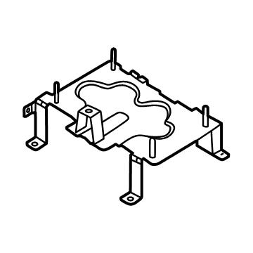 Kia 37554P0000 BRACKET-POWER RELAY