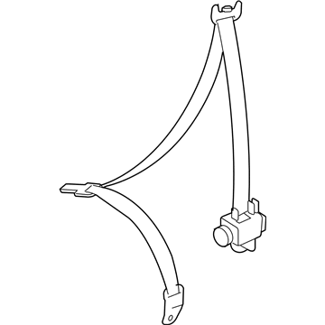 Toyota 73210-04173-B0 Belt & Retractor