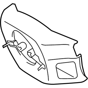 Lexus 45184-60130-C0 Cover, Steering Wheel Boss, Lower