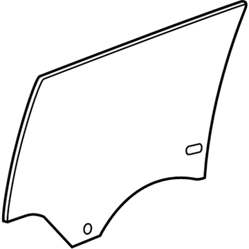 GM 84823450 Moveable Glass