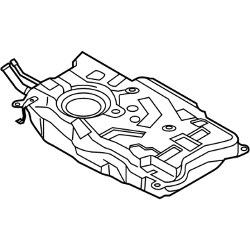 BMW 16-11-8-481-589 Plastic Fuel Tank