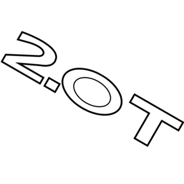 Ford FA1Z-5842528-M Nameplate