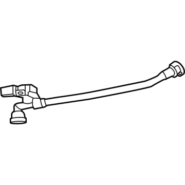 BMW 13-90-8-664-931 Tank Evap Line With Pressure