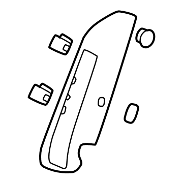 Honda 84142-T49-A01ZA GARNISH, R- *NH900L*