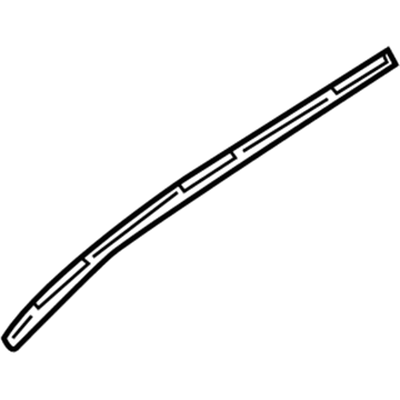 BMW 51-44-7-305-129 Retaining Strip, B-Pillar, Left