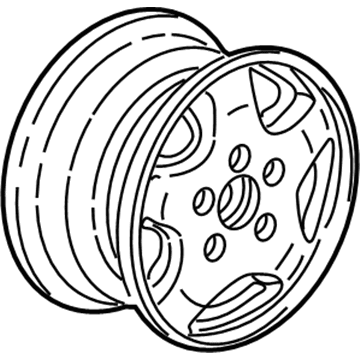 Honda 42700-S87-A12 Disk, Aluminum Wheel (15X6 1/2Jj)