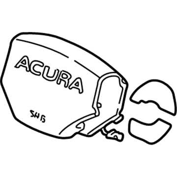 Acura 06770-SL0-A82ZB Airbag Assembly, Driver (Real Black) (Trw)