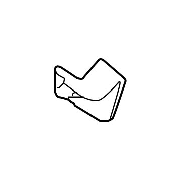 Nissan 93882-9BA0A Wind DEFLECTOR-Rear WHEELHOUSE, RH